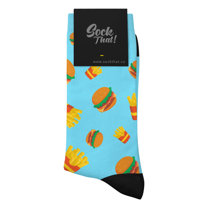 Funny Hamburger Socks 🍔