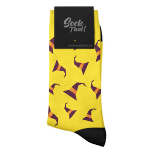 Funny Witch Hat Socks