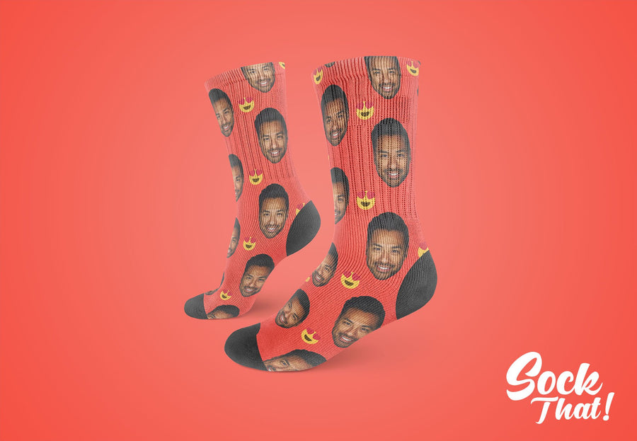 Custom Emoji Face Socks 😍 - Sock That!