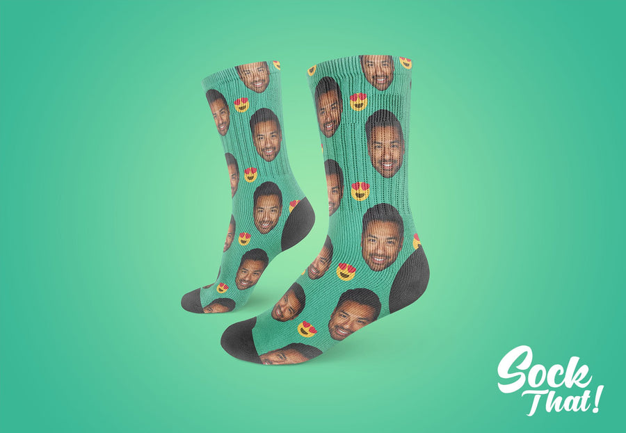 Custom Emoji Face Socks 😍 - Sock That!