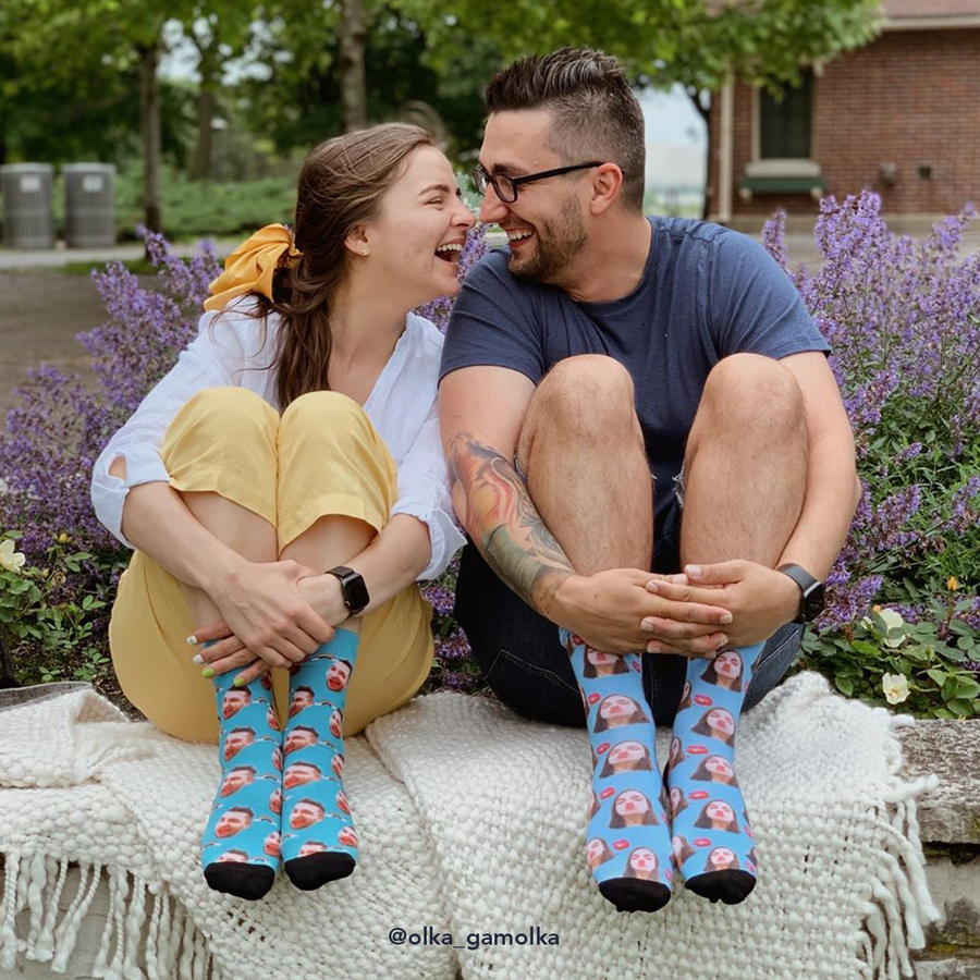Custom Faces & Kisses Socks 💋 - Sock That!