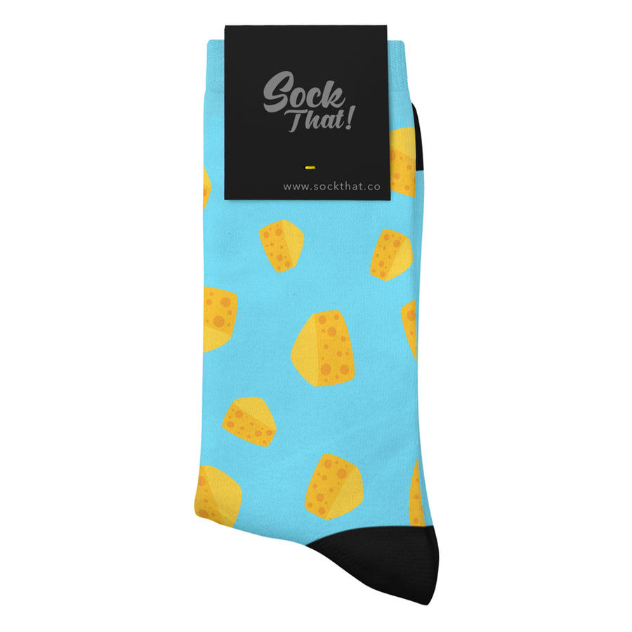 Funny Cheese Socks 🧀